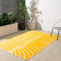 Fab Habitat Tropical Botanical Floral Outdoor Rug - Waterproof, Crease-Free Fade Resistant, Reversible - Recycled Plastic - Pati