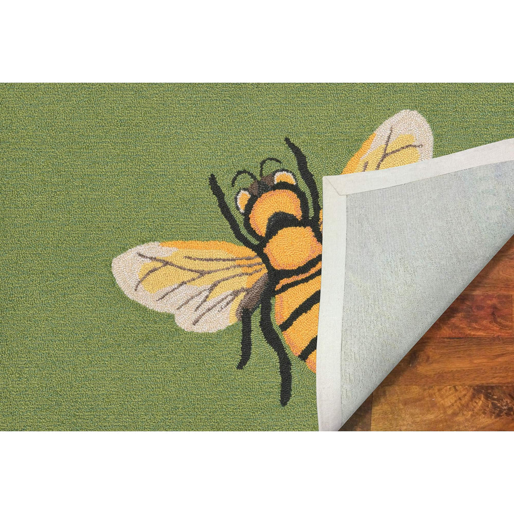 Liora Manne Frontporch Bee Indoor/Outdoor Rug, 2 Ft X 3 Ft