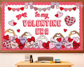 Valentine'S Day Bulletin Board Decoration In My Valentine Era Classroom Decorations Valentines Day Bulletin Board Set Love Heart