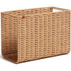 U Brands Woven Hanging File Basket, Office Organization Supplies, 1 Count