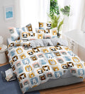 Morado 225 Gsm Microfiber Cartoon Print Reversible Ac Comforter/Blanket/Quilt For Single Bed (6090 Inch, White)