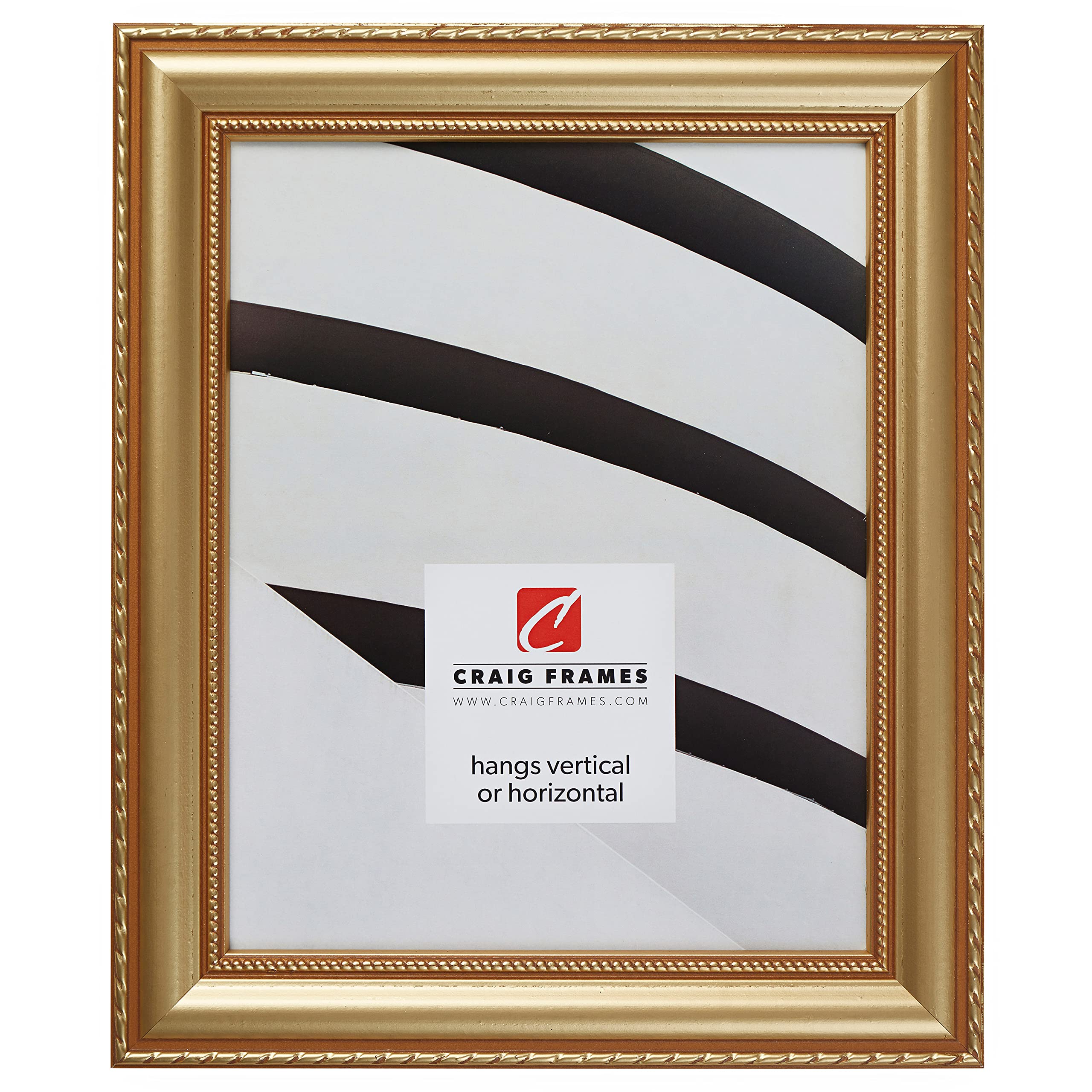 Craig Frames Victoria, 23x33 Picture Frame, Aged Gold