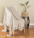 Ravaiyaa  Attitude is everything Cotton Soft Blanket Hand Knitted Winter Warm Comforter Throw AC Blanket Sofa Couch Throw Blank