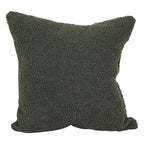 Blazing Needles Square Faux Fur Throw Pillow, 17", Turell Army