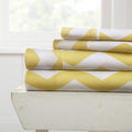 Linen Market 4 Piece King Bedding Sheet Set (Arrow Yellow) - Sleep Better Than Ever With These Ultra-Soft & Cooling Bed Sheets F