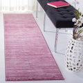 SAFAVIEH Vision Collection Runner Rug - 22 x 12, Grape, Modern Ombre Tonal Chic Design, Non-Shedding & Easy Care, Ideal for Hi