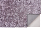 HomeRoots 511002 10 ft. Purple Shag Hand Tufted Handmade Round Area Rug