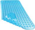 Yimobra Bathtub Mat Non Slip, 34.5x15.5 Inch Long Shower Mat with Drain Holes Suction Cups, Bath Mats for Inside Shower, Machine