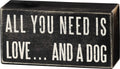 Primitives by Kathy Pet Home D  cor Sign, 5 x 2.50, Neutral