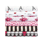 Betsey Johnson - Twin Sheets, Silky & Lightweight Bedding, Fade & Wrinkle Resistant (Wonderland Stripe, Twin)