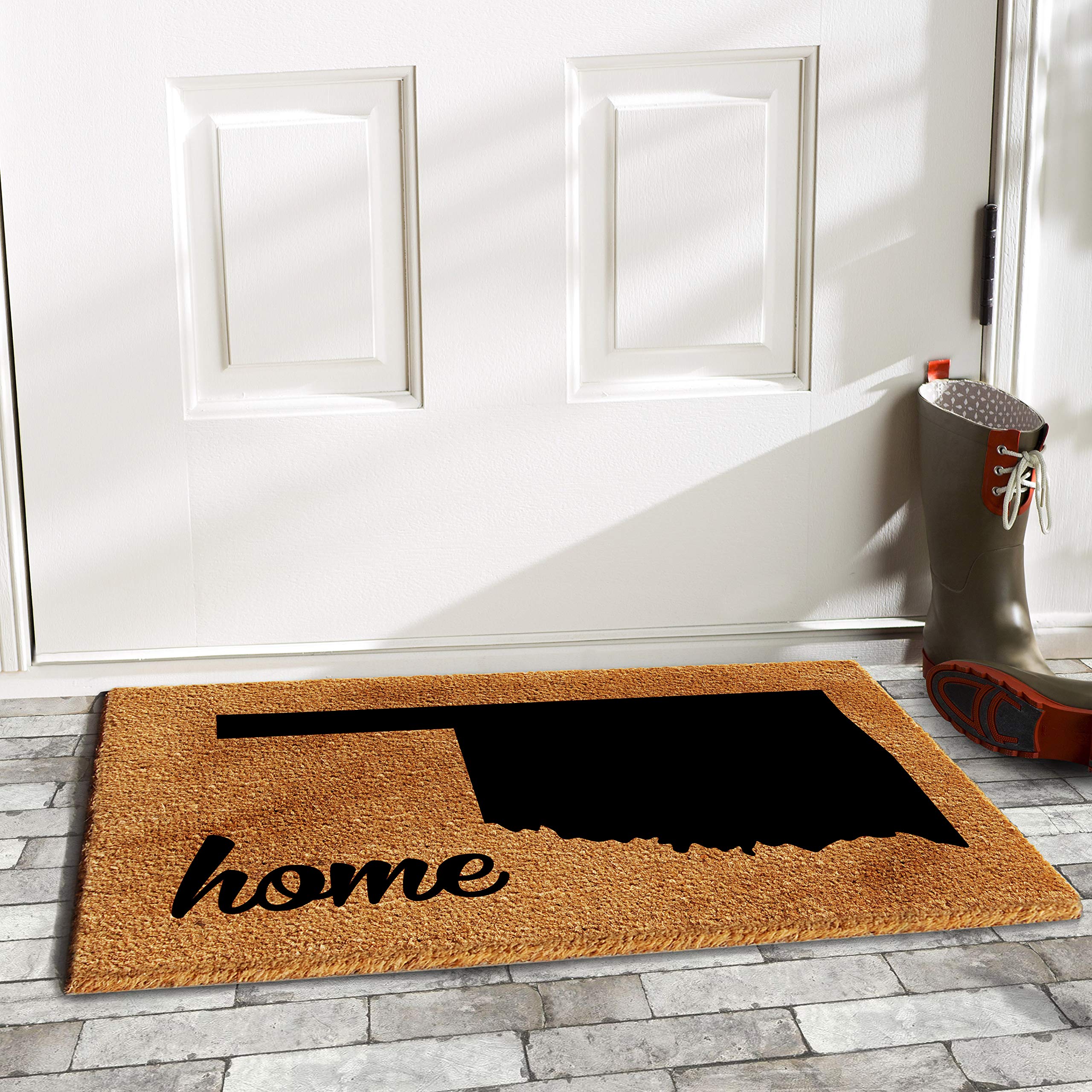 Calloway Mills 105382436 Oklahoma Doormat, 24' X 36', Natural/Black