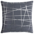 Rizzy Home T11966 Decorative Pillow, 20"X20", Gray/Metallic/