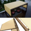ColourTree 8  x 16  Beige Waterproof Pergola Sun Shade Canopy Replacement Cover UPF50, Commercial Grade 260 GSM Cloth for Outd