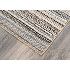 Garland Rug Carnival Stripe Assorted Earth Tone 3'X12' Modern Stain Resistance Runner