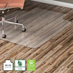 Lorell LLR82826 Clear Nonstudded Design Hardwood Surface Chairmat