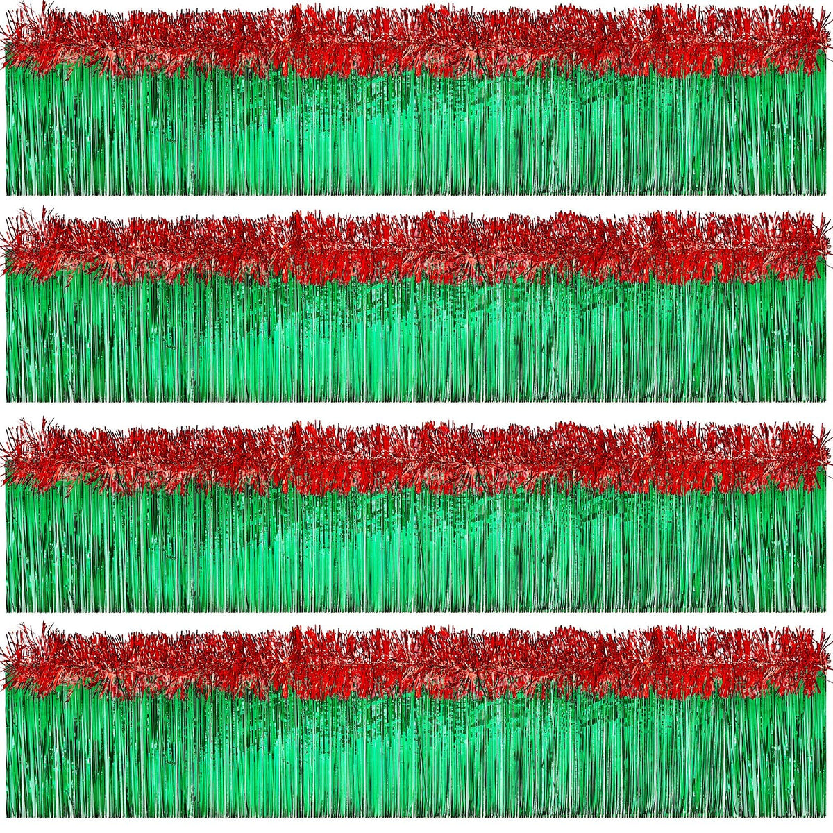 Juexica Parade Float Decorations with Foil Fringe Garland Set and Metallic Twist Garland Set Shiny Metallic Tassel Banner Ideal 