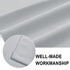 Dwcn Silver Grey Valance For Living Room, Room Darkening Kitchen Curtain Valance, Basement Curtain For Small Window - 1 Panel, 6