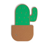U Brands Potted Cactus Cork Bulletin Board, 12    X 17