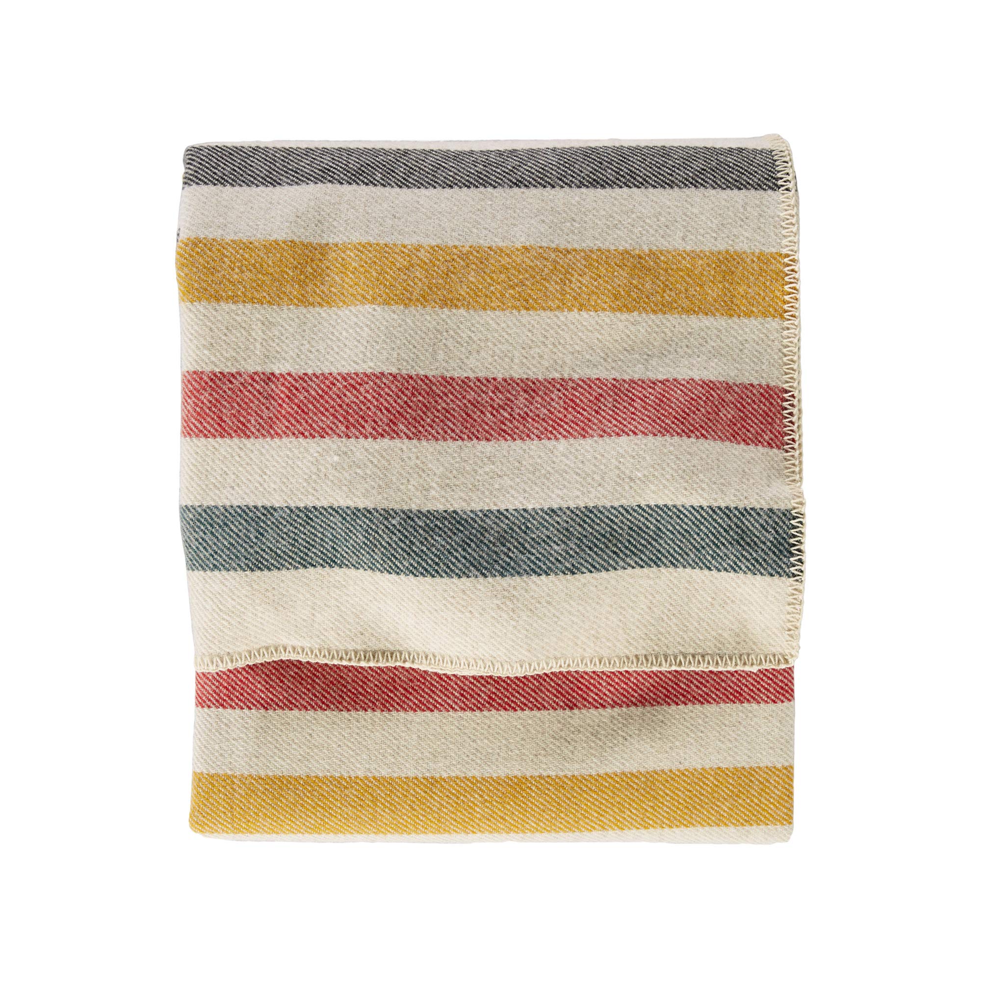 Pendleton Eco-Wise Wool Easy Care Queen Blanket, Vintage Glacier