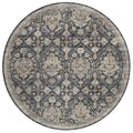 Marbella Mb4Si8Ro 8 Ft. Marbella Mb4 Round Rug, Silver