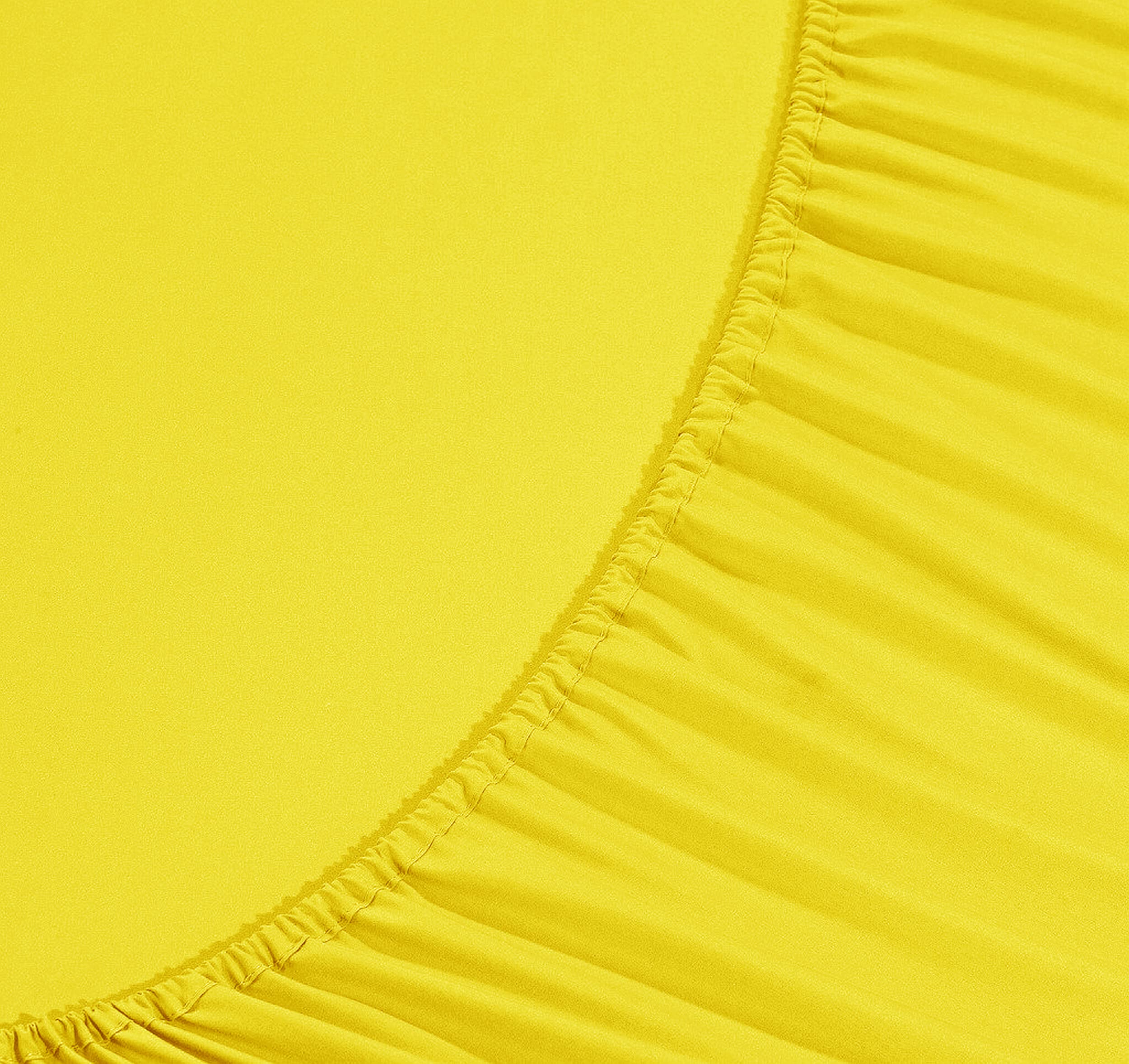Elegant Comfort Luxury Soft Bed Sheets 1500 Premium Hotel Quality Microfiber Softness Wrinkle And Fade Resistant (6-Piece) Bedding Set, Queen, Yellow