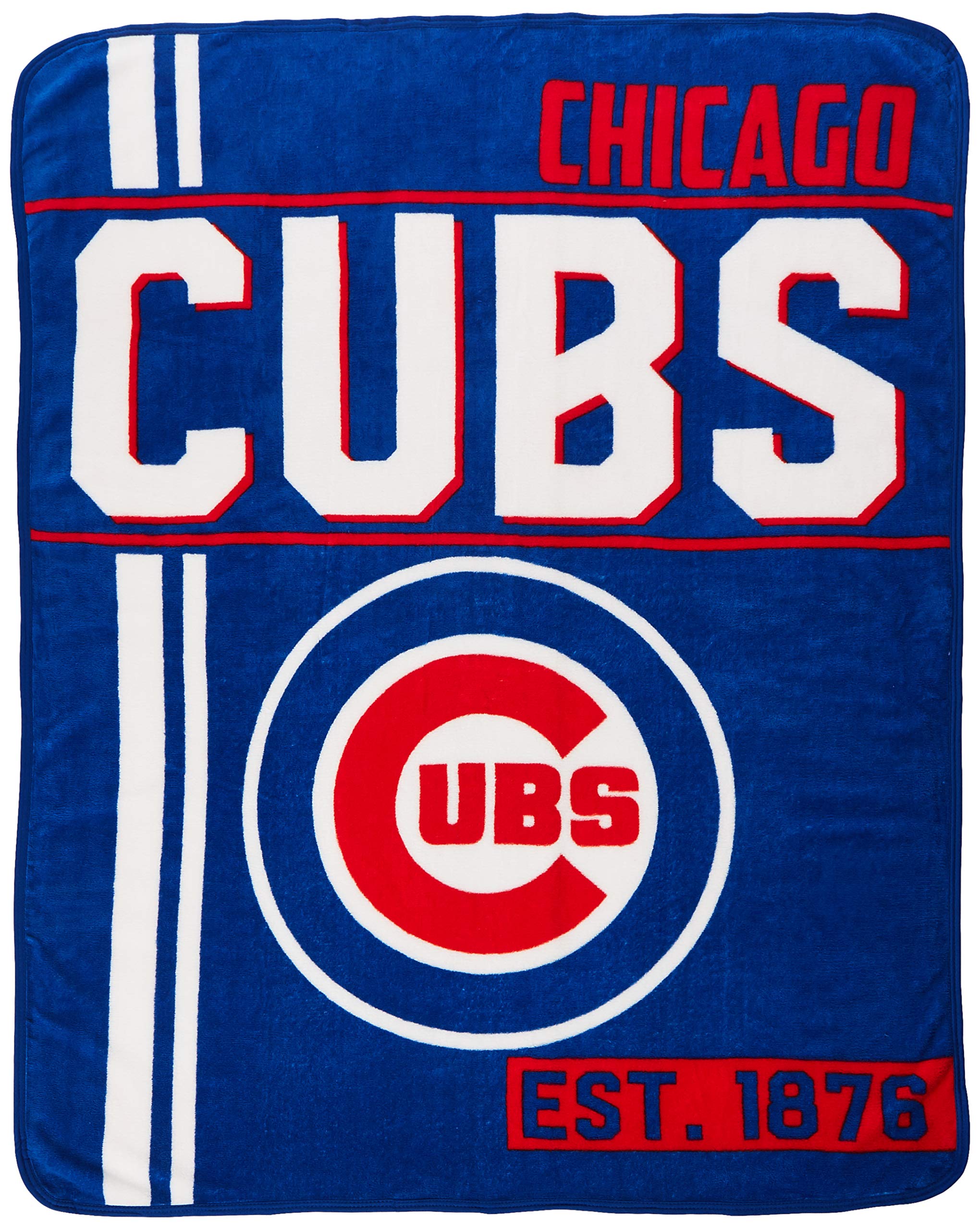 Northwest Mlb Chicago Cubs Super Plush Throw Blanket (D132)