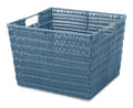 Whitmor Rattique Storage Tote Blue