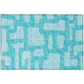 Sedona Sn4 Blue Contemporary Rug Rectangle 5' X 7 ' 6"