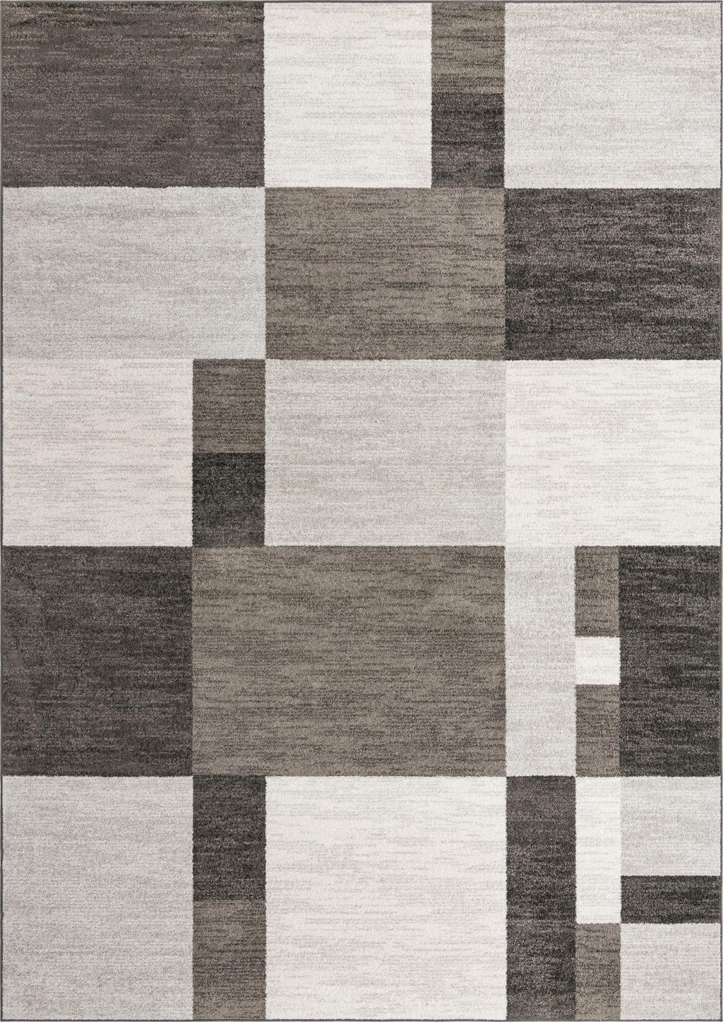 Unique Loom Autumn Collection Area Rug - Providence (10' X 14' 1'' Rectangle, Gray/ Ivory)