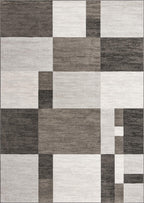 Unique Loom Autumn Collection Area Rug - Providence (10' X 14' 1'' Rectangle, Gray/ Ivory)