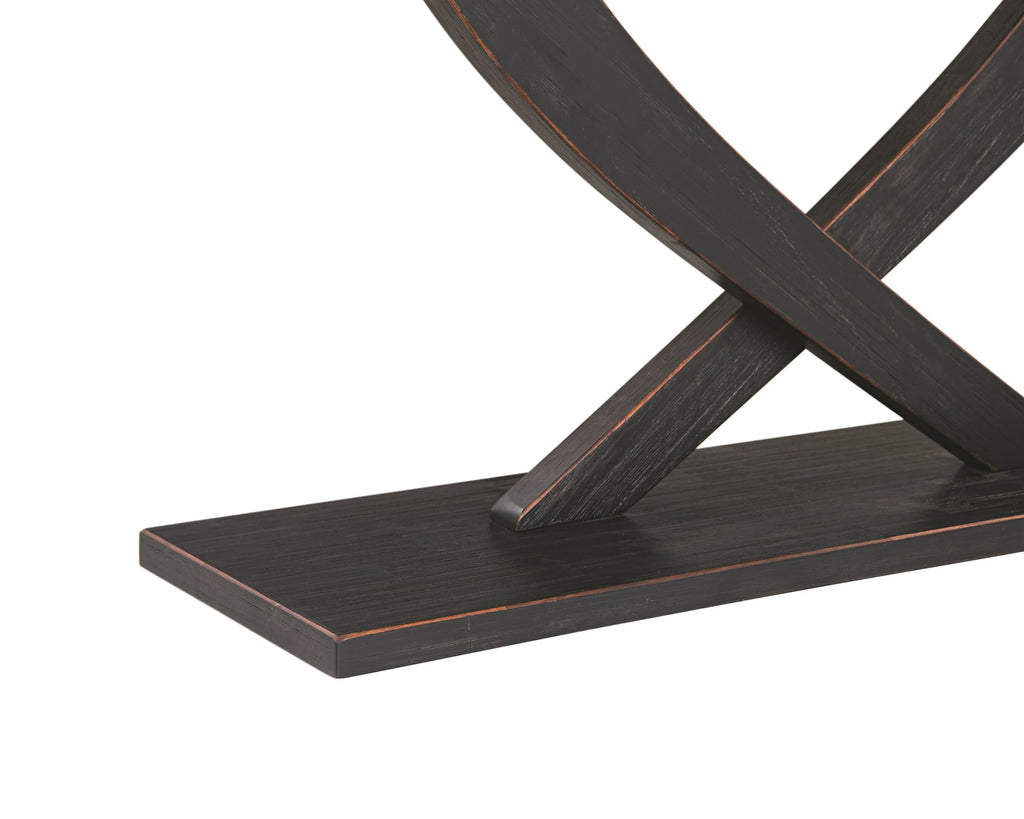 Rasmus Console Table - Black Charcoal
