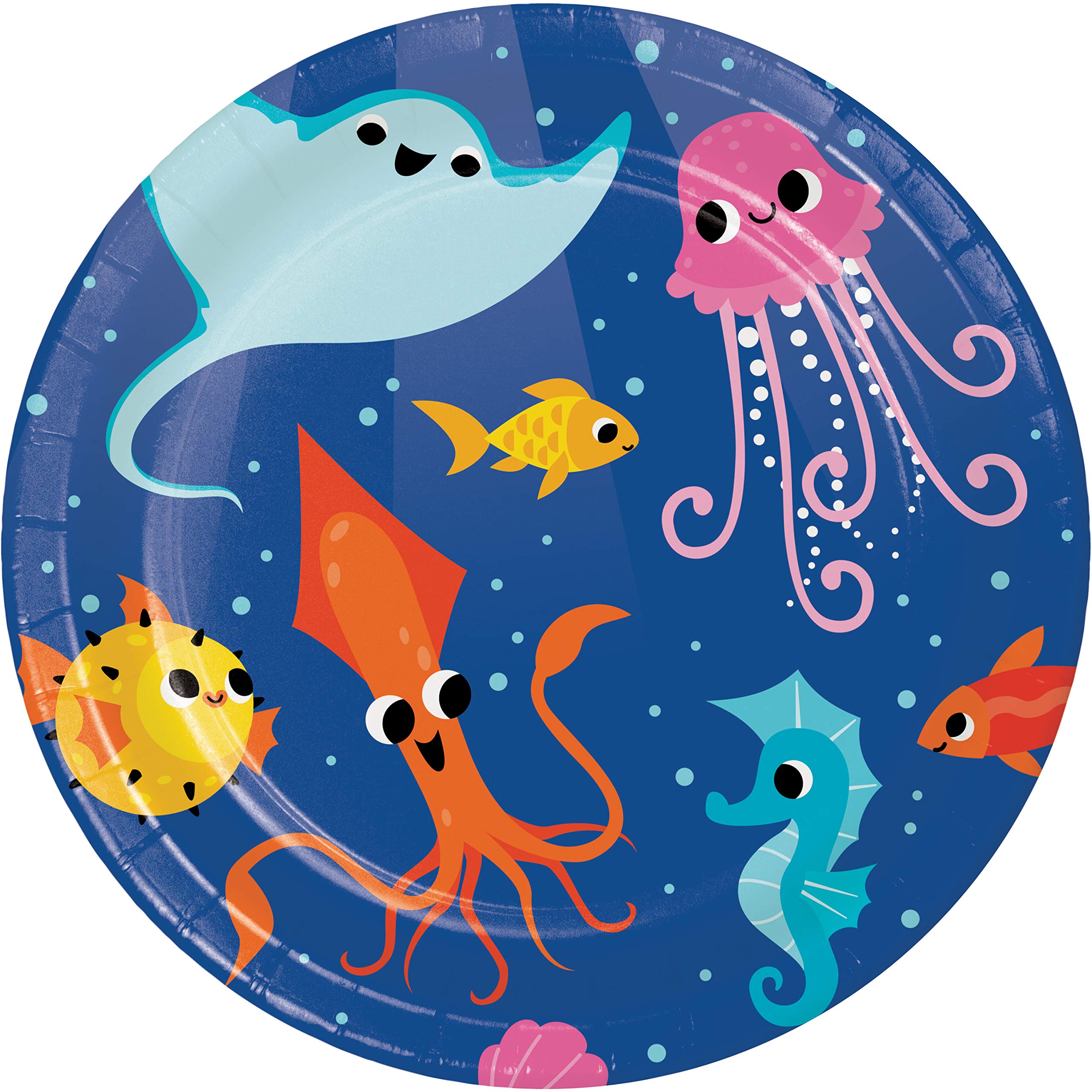 Ocean Celebration Dessert Plates, 8 ct
