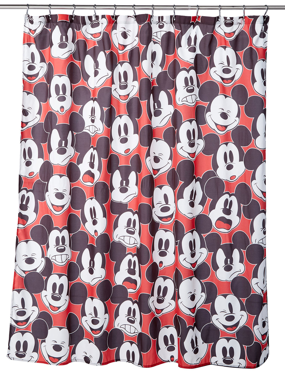 Disney Mickey Mouse Big Face Mickey Shower Curtain