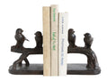 Creative Co-Op Resin Birds on a Branch Shaped Bookends (Set of 2 Pieces)