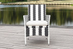 Safavieh Pat2506D-Set2 Chairs, Black/White
