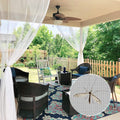 RYB HOME 2 Panels Garden Netting Size Adjustable Porch Screen Mesh Outdoor Curtains Lightweight Mosquito Curtains for Patio Gaze