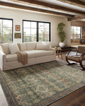 Loloi Magnolia Home by Joanna Gaines x Sinclair Turquoise/Multi 5-0 x 7-0 Area Rug