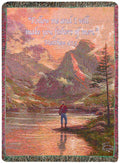 Manual Thomas Kinkade Collection Tapestry Throw, Almost Heaven With Verse, 50 X 60-Inch