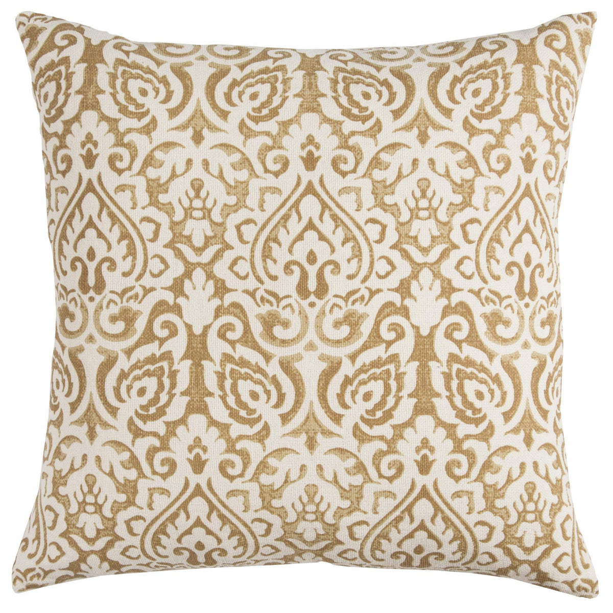 Rizzy Home | T10486 | 22"x22" Yellow/Brown/Neutral Decorative Pillow | Down Fill