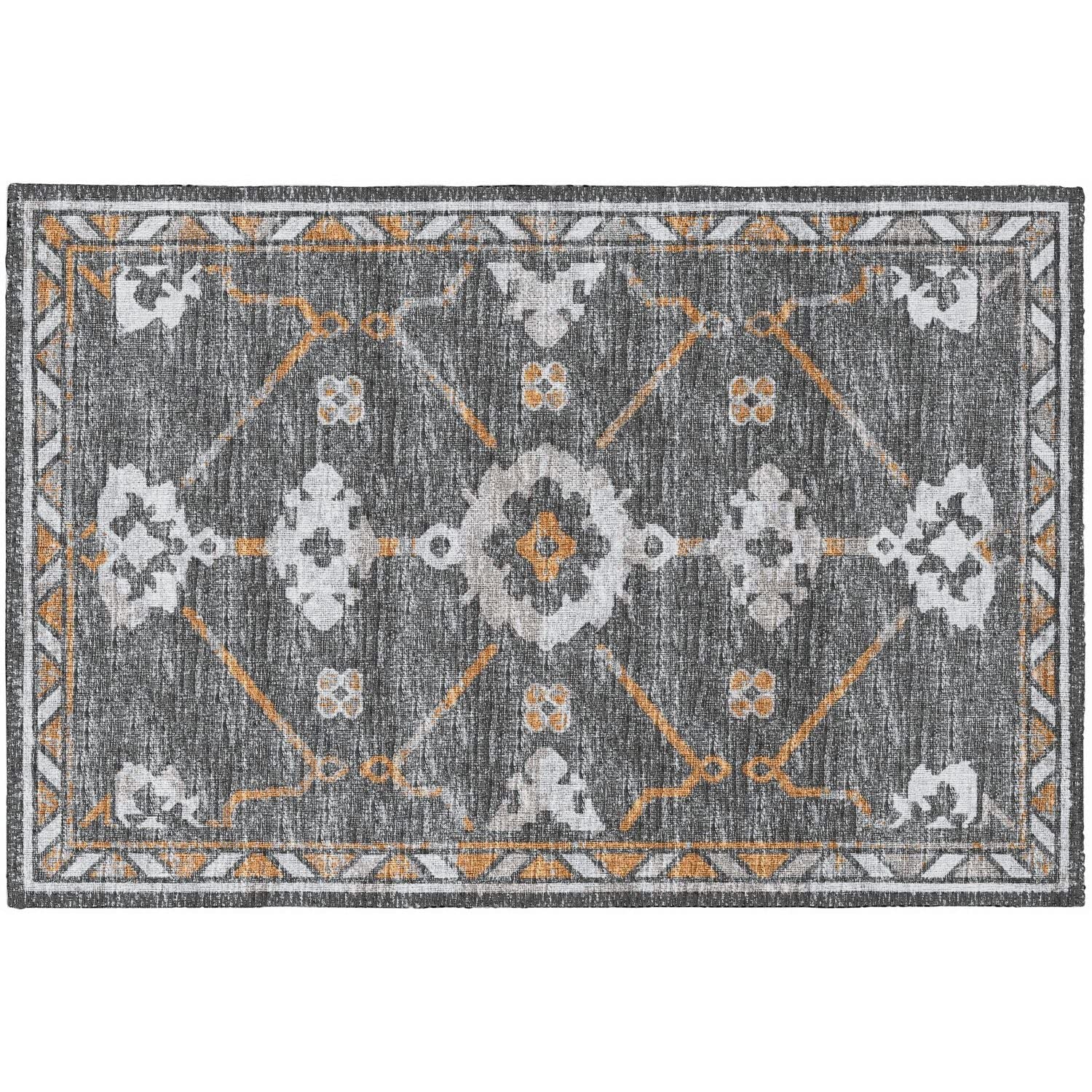 Sedona Sn16 Grey Transitional Rug Rectangle 10' X 14'