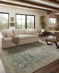 Loloi Magnolia Home by Joanna Gaines x Sinclair Jade/Sand 2-3 x 3-9 Accent Rug