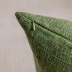 Home Brilliant Euro Sham 24X24 Linen Pillow Cover 24 X 24 Euro Pillow For Bed Couch Sofa, 60X60Cm, Green
