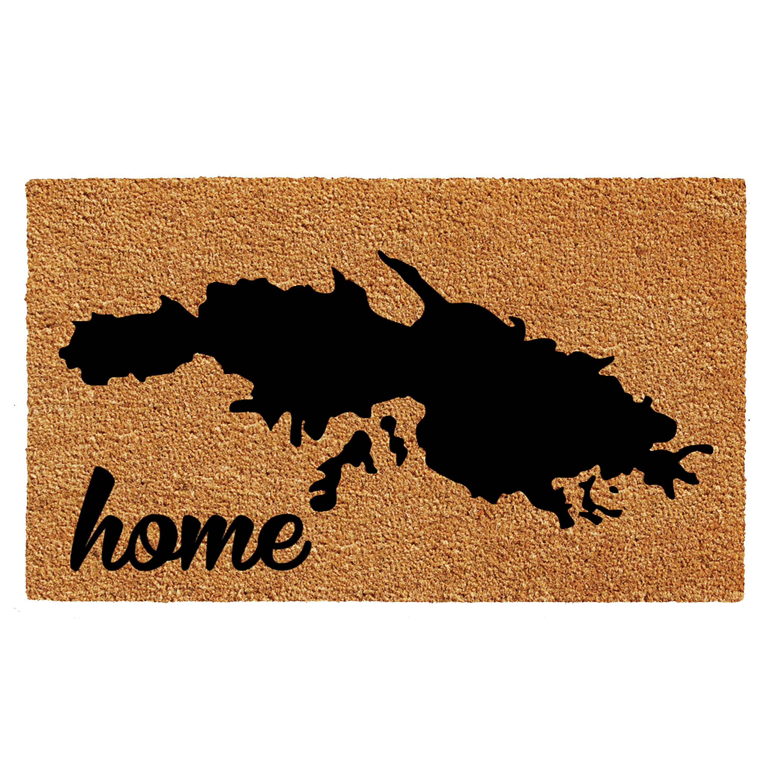 Calloway Mills 105482436 St. Thomas Doormat, 24' X 36', Natural/Black