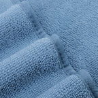 Polyte Microfiber Quick Dry Lint Free Bath Towel, 57 X 30 In, Pack Of 4 (Blue)