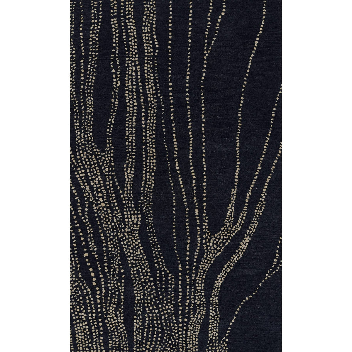 Momeni Simba Wool With Cotton And Latex Backing Area Rug, Navy, 2 X 3