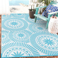 Ileading Reversible Plastic Outdoor Rug Modern Geometric Style Straw Mat, Waterproof Patios Carpet 6X9Ft Non Shedding Portable D