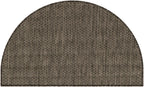 Unique Loom Collection Casual Transitional Solid Heathered Indoor/Outdoor Flatweave Area Rug (2' 2'' x 3' 7'' Hearth, Black/Ivor