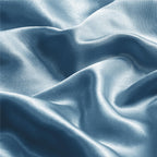 Bedelite Satin Pillowcase With Zipper 2 Pack, Airy Blue Pillow Cases Standard Size, Super Soft And Cooling Similar To Silk Pillo