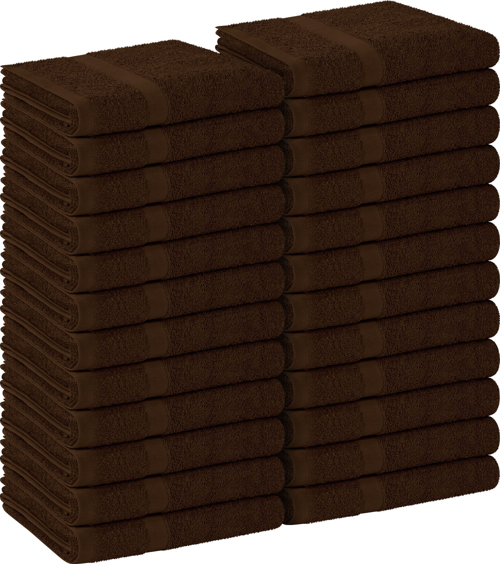 Utopia Towels - Salon Towel, Pack of 24 (Not Bleach Proof, 16 x 27 Inches) Highly Absorbent Cotton Towels for Hand, Gym, Beauty,