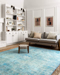 Loloi II Loren Aqua 5-0 x 7-6 Area Rug